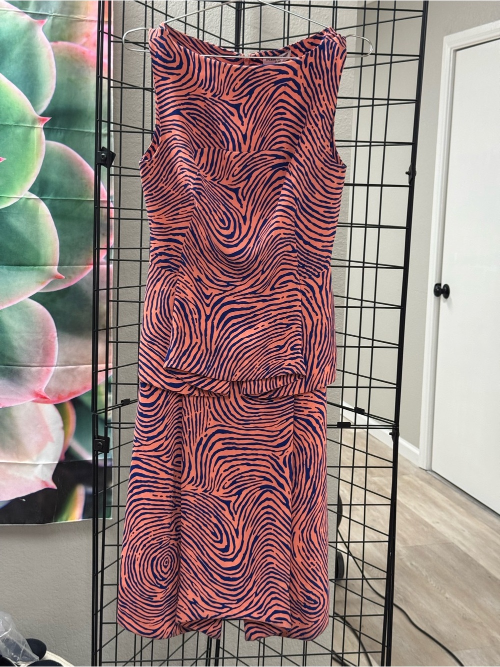 Opening Ceremony Swirl Cascade Drop Waist Dress Size 4 Pit 18”, L 41” MSRP $575